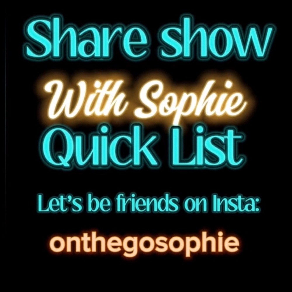 Let’s be friends on Instagram: onthegosophie ✨ LIVE auction quick list 11/25/24 - Picture 1 of 1
